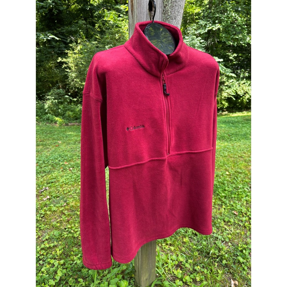 Columbia Men's Quarter Zip Fleece Pullover Unisex Size XL - Picture 2 of 9